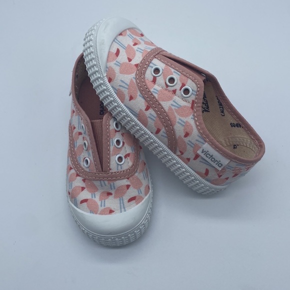 VICTORIA GIRL'S LACELESS SNEAKERS NUDE. - Picture 3 of 11